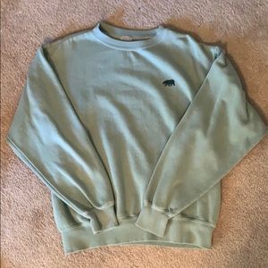 Brandy Melville Green Bear Sweatshirt